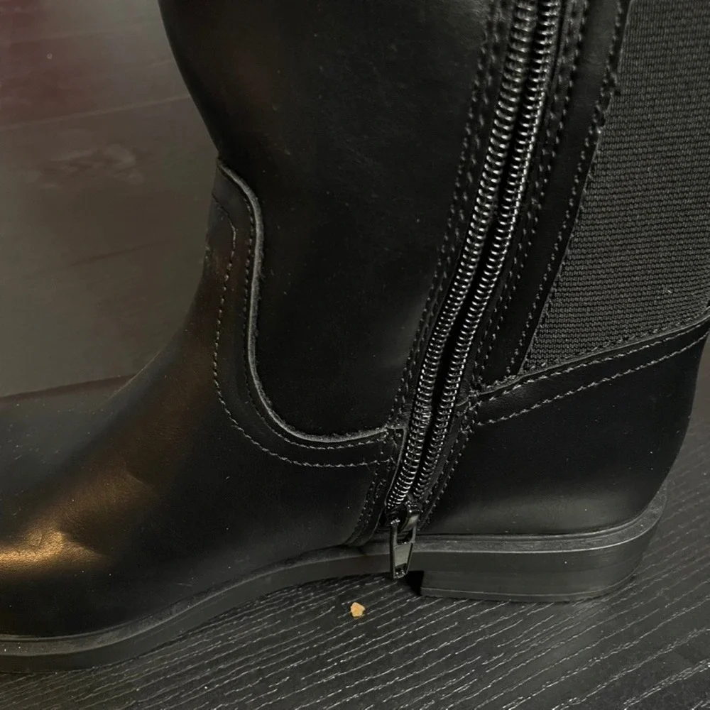 St Johns Bay SJB Winterwood Black Tall Boots‎ Women's Size 8 M